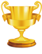 Gold Trophy PNG Image