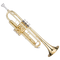 Gold Trumpet PNG Free Image