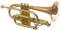 Gold Trumpet PNG High Quality Image