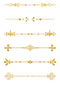 Golden Border PNG Clipart