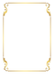 Golden Border PNG Free Download