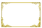 Golden Border PNG Free Image