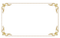 Golden Border Transparent