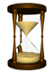 Golden Hourglass PNG