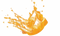 Golden Liquid PNG Image