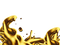 Golden Liquid PNG Picture