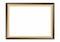 Golden Square Frame PNG HD Image