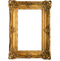 Golden Vintage Frame PNG Clipart