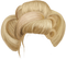 Golden Wig PNG Picture