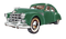 Green Retro Car PNG Clipart