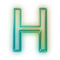 H Alphabet PNG