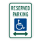 Handicapped Reserved Parking PNG Image