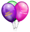 Happy Birthday Balloons High Quality PNG