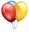 Happy Birthday Balloons PNG Clipart