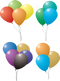 Happy Birthday Balloons PNG Images