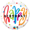 Happy Birthday Foil Balloon PNG Image HD