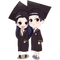 Happy Graduation Student PNG HD Image