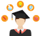 Happy Graduation Student PNG Image