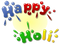 Happy Holi Text Free Download PNG