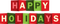 Happy Holidays PNG File