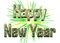 Happy New Year Word PNG Free Download