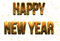 Happy New Year Word PNG Free Image