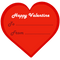 Happy Valentines Day Heart PNG Free Download