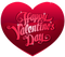 Happy Valentines Day Heart PNG