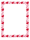 Heart Valentines Day Border PNG Clipart