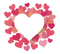 Heart Valentines Day Border Transparent