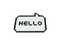 Hello Speech Bubble PNG Pic