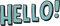 Hello Text PNG