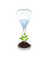 Hourglass Sand Clock PNG Photo