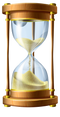 Hourglass Sand Clock PNG Picture