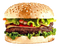 Junk Food Hamburger PNG HD Image