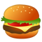 Junk Food Hamburger Transparent