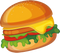 Junk Food Hamburger