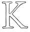 K Letter PNG