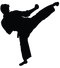 Karate Silhouette PNG Free Download