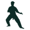 Karate Silhouette PNG Image