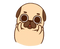 Kawaii Pug PNG Free Download