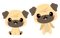 Kawaii Pug PNG Pic