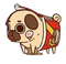 Kawaii Pug PNG