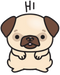 Kawaii Pug