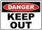 Keep Out Danger PNG High Quality Image