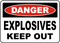 Keep Out Danger PNG Image HD