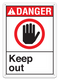 Keep Out Danger PNG Images