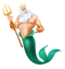 King Triton Trident PNG File