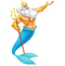 King Triton Trident PNG Free Image