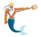 King Triton Trident PNG Picture